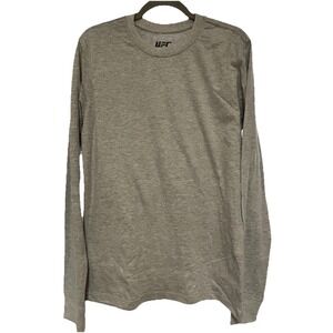 UFC Long Sleeve Shirt Size Large‎ New Gray Men's Casual Basic Athleisure